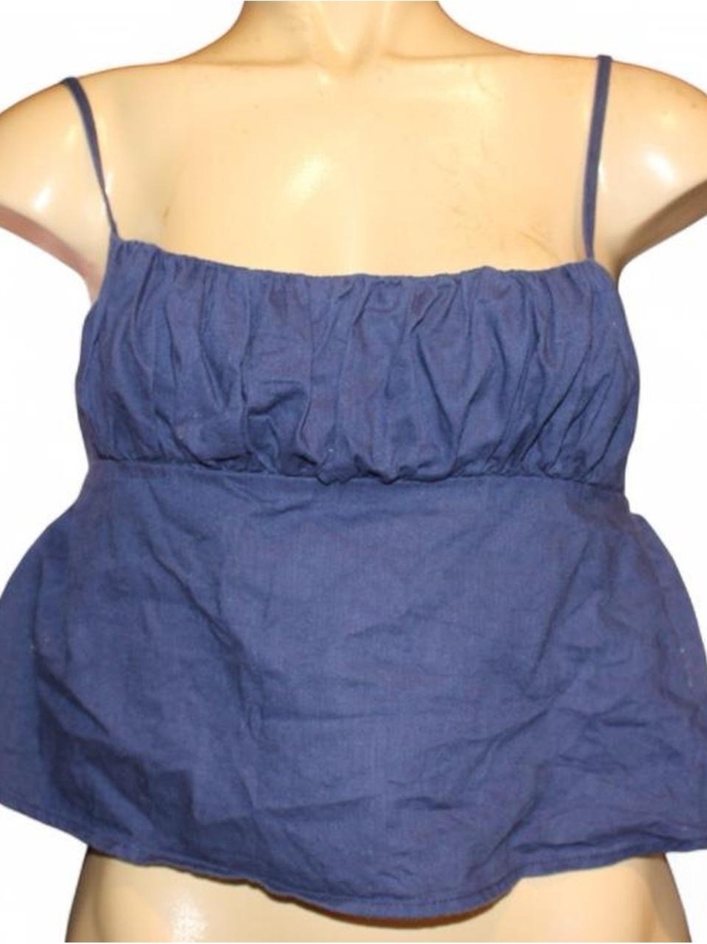 Edikted Navy Blue Spaghetti Strap Top